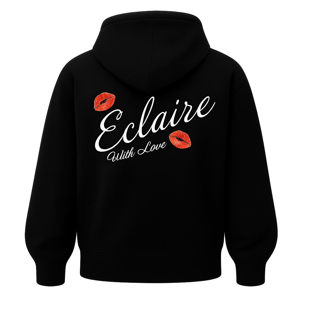 Eclaire with love Black Hoodie